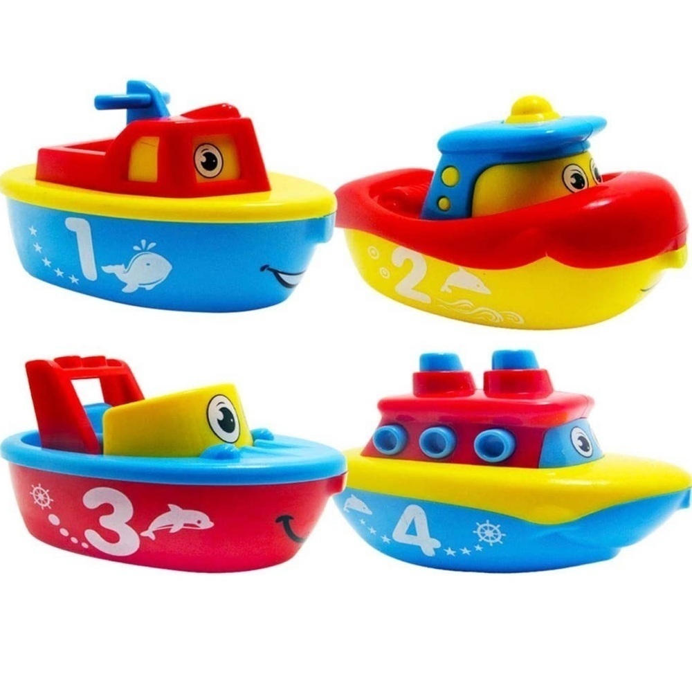 3 Bees & Me Bath Toys for Boys and Girls - Magnet Boat Set for Toddlers …